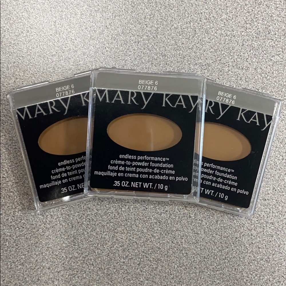 Qty of 3 Mary Kay Creme-to-Powder Fndtn, Beige 6